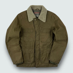 Prada Lined Fur Multi-Pocket Jacket Large