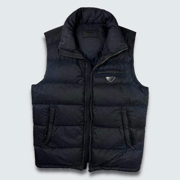 Prada Milano 2018 Nylon Puffer Gilet Tg. 50 / L