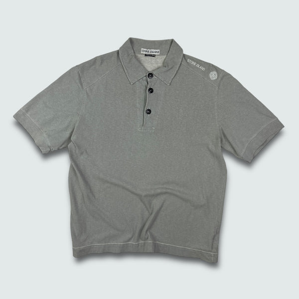 Stone Island SS00 Spellout Polo Large