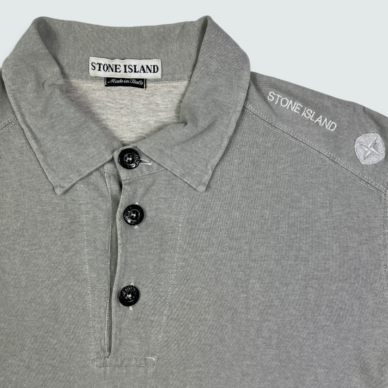 Stone Island SS00 Spellout Polo Large