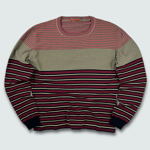 Prada Striped Nylon Jumper Medium