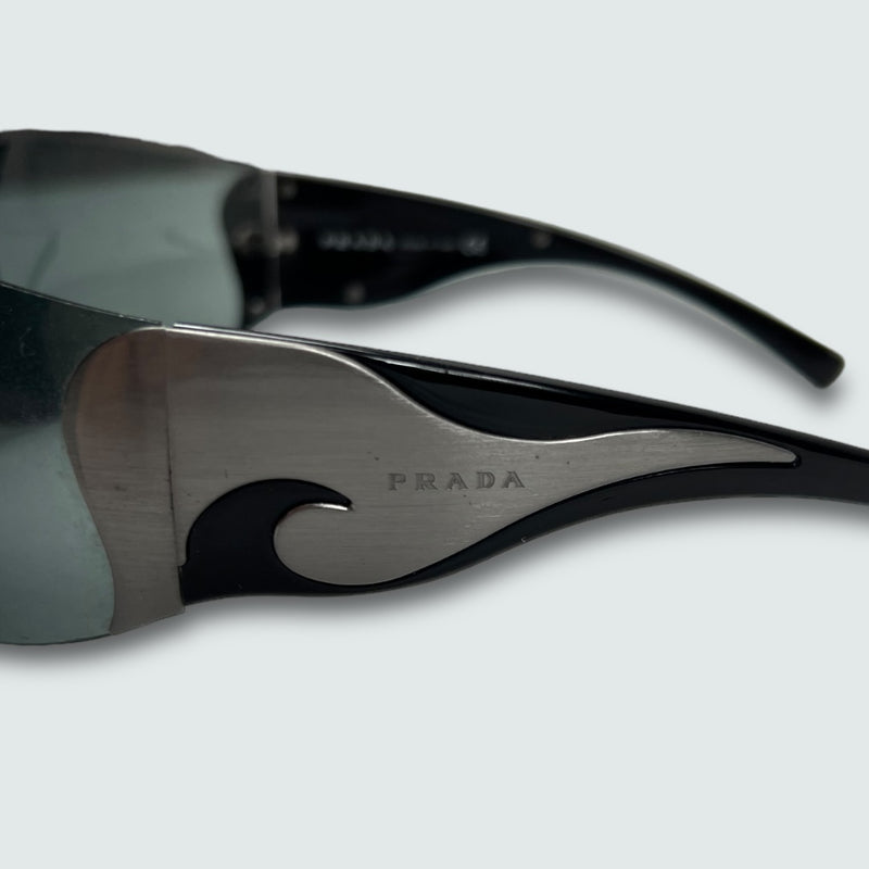 Prada Chrome Wave Swirl Sunglasses