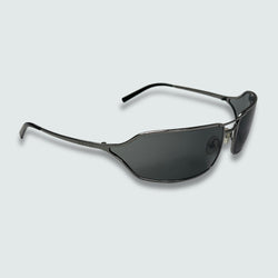 Prada SS04 Silver Wrap Around Sunglasses