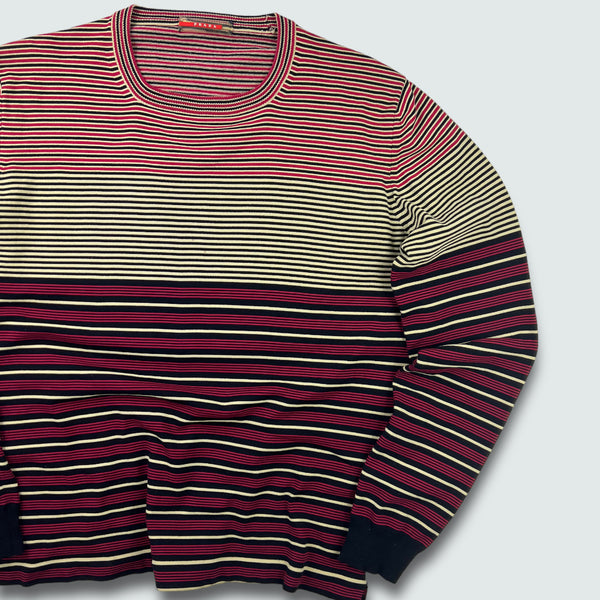 Prada Striped Nylon Jumper Medium